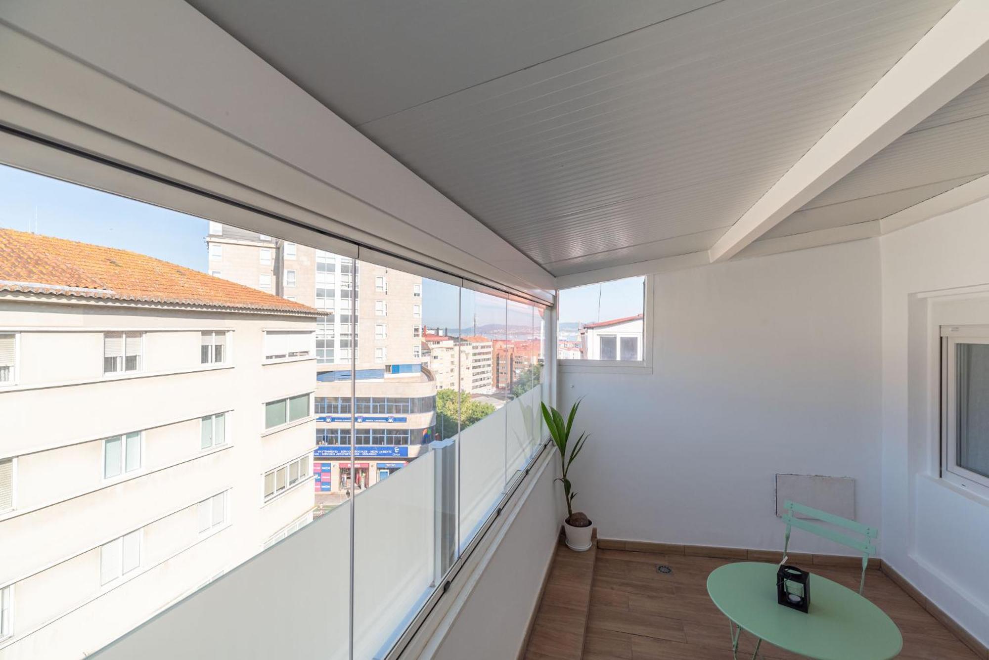 Gran Atico Con Terraza Leilighet Vigo Eksteriør bilde